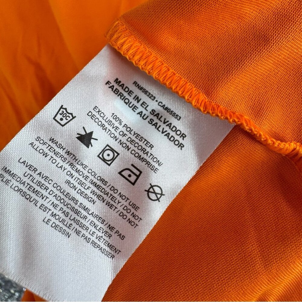 Nike tshirt dri-fit the Nike tee since 1972 Orange Graphic Short Sleeve Tee - Picture 6 of 7